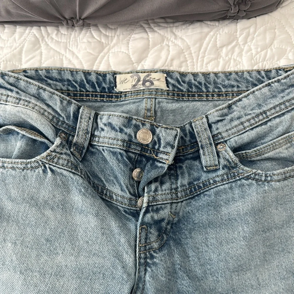 We the Free Women’s Button Fly Jeans Size 26 - Picture 4 of 5